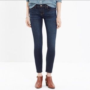 Madewell Size 30 Skinny Skinny Crop Dark Jeans
